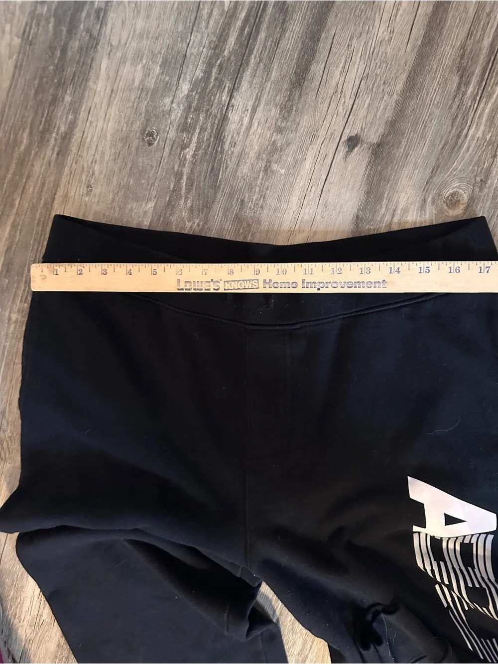 Aeropostale Black Jogger Pants‎ with White Logo